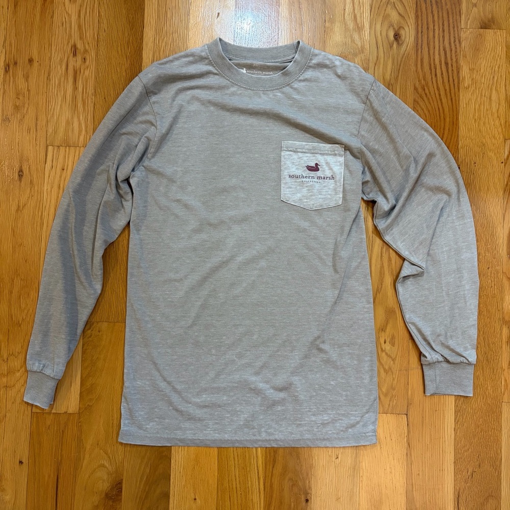Southern Marsh Tan Long Sleeve Shirt